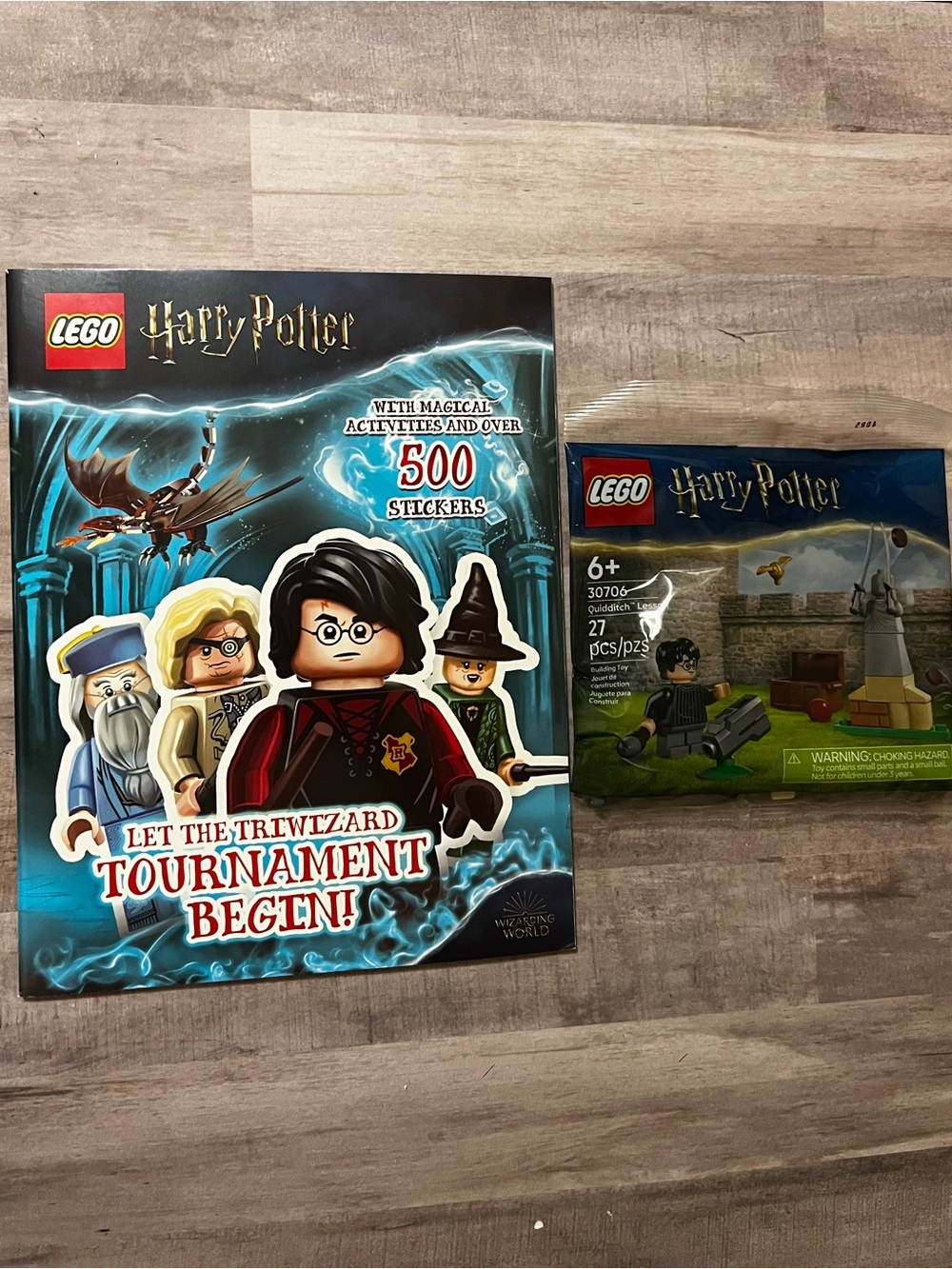LEGO Harry Potter Let the Triwizard Tournament Begin Sticker Book & LEGO Set New